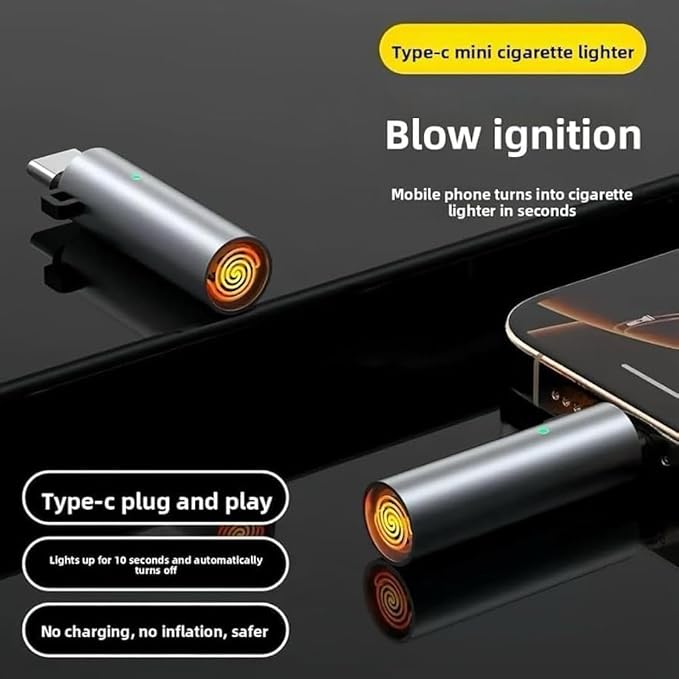 USB Type-C Electronic Lighter