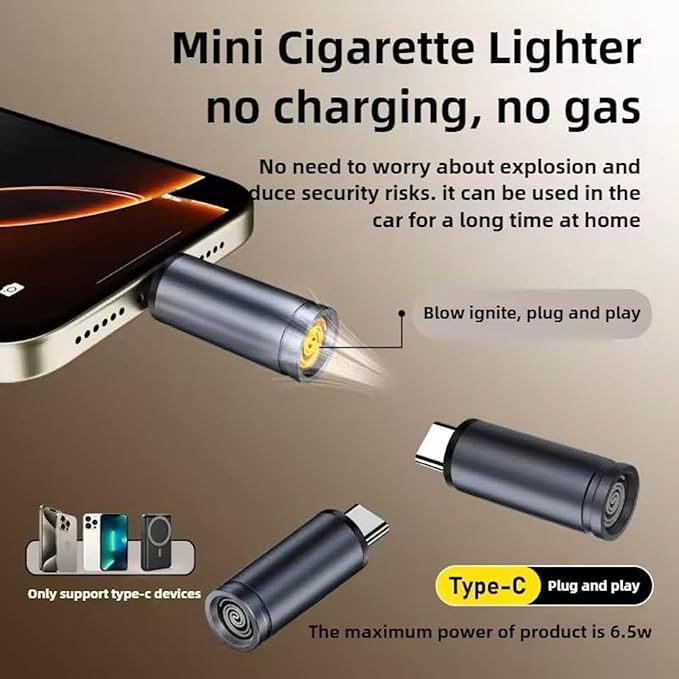 USB Type-C Electronic Lighter