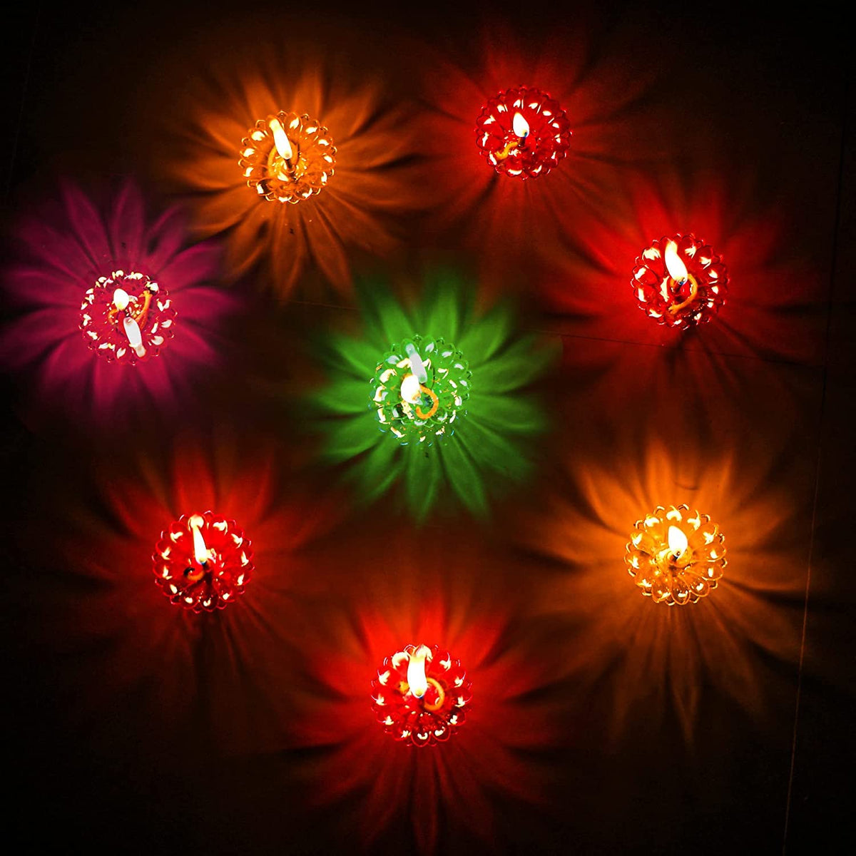 3D rangoli dia pack of 12